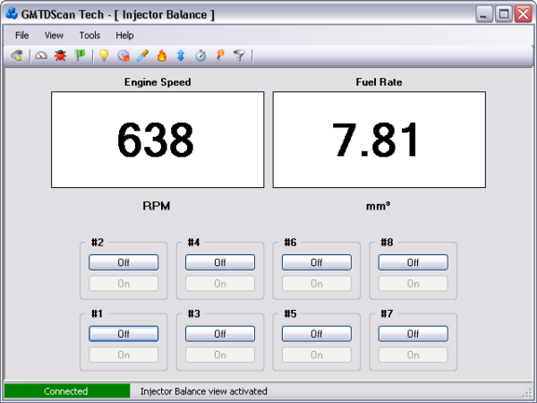 GMTDScan Tech - Injector Balance