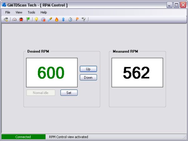 GMTDScan Tech - RPM Control