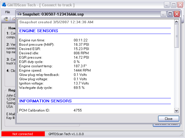 GMTDScan Tech - Snapshot Viewer